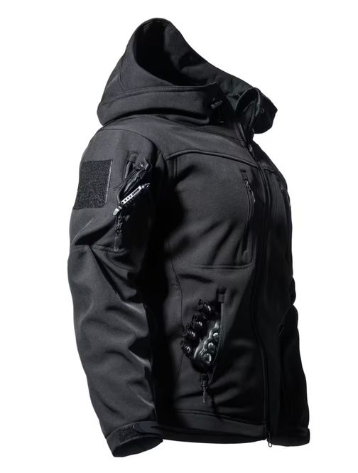 Hovedbilde Taktisk Softshell jakke - svart