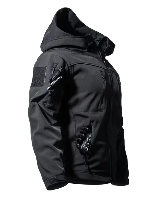 Hovedbilde Taktisk Softshell jakke - svart