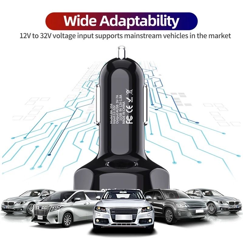 4 X USB 3.0 Bil lader