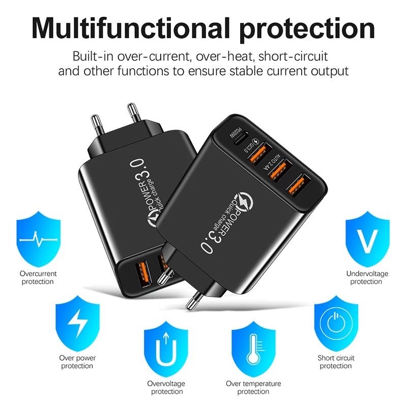 USB 3.0 og Type-C Hurtiglader