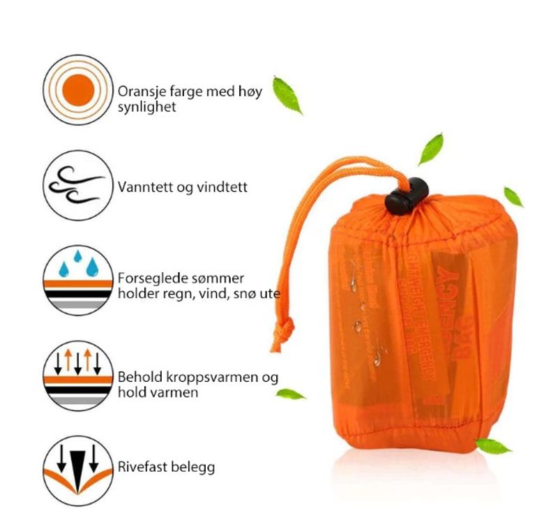 Nødsovepose - Bivi sack