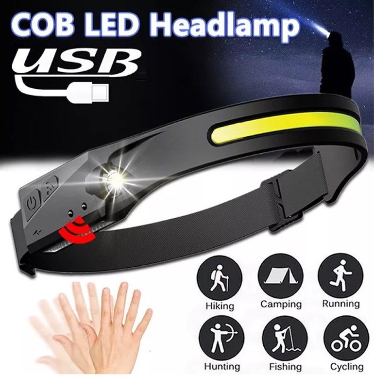 Kraftig hodelykt - 230 grader