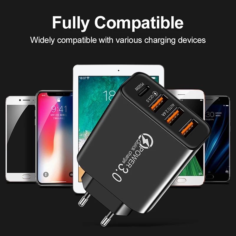 USB 3.0 og Type-C Hurtiglader
