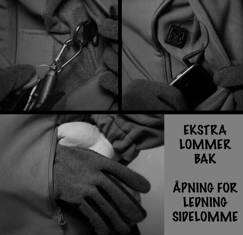Taktisk Softshell jakke - grønn