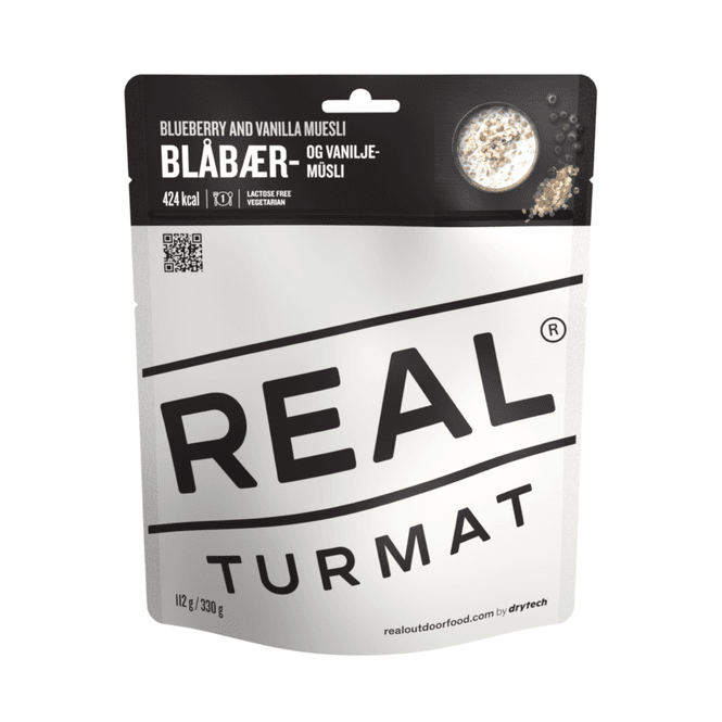 Hovedbilde REAL Turmat - Blåbær Müslie 