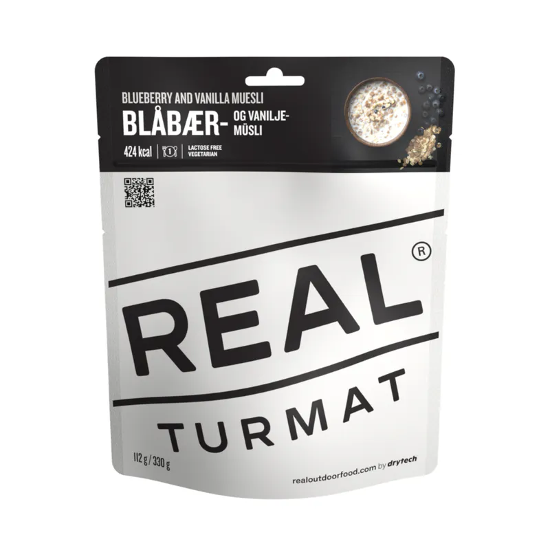 REAL Turmat - Blåbær Müslie 