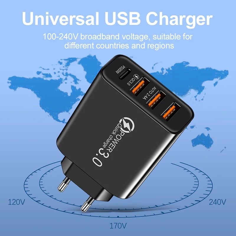 USB 3.0 og Type-C Hurtiglader