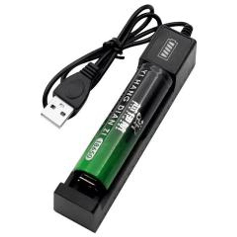 Lommelykt - Oppladbar med zoom