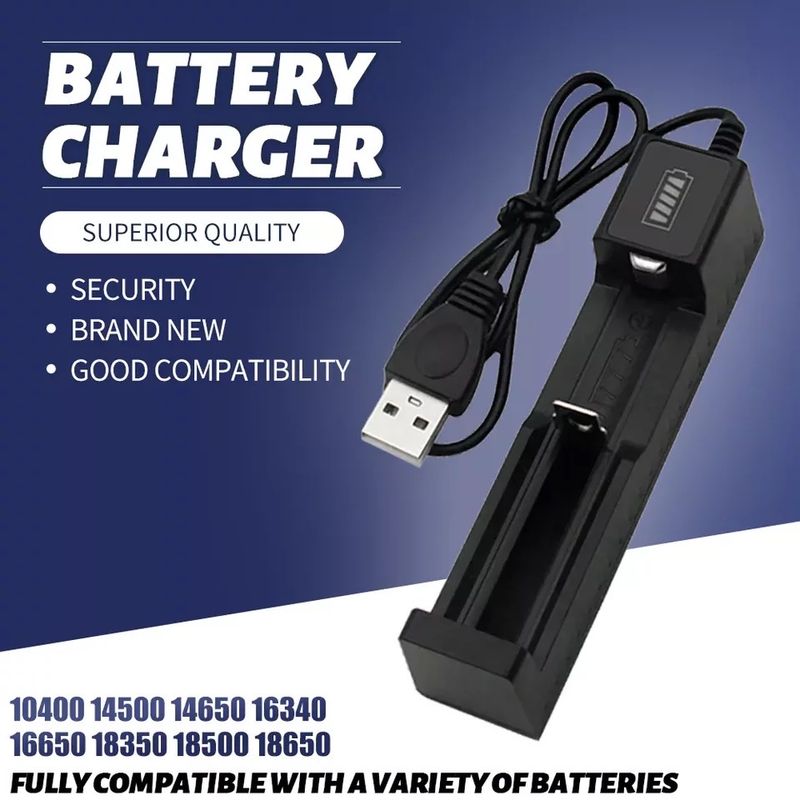 Batterilader 18650 - USB
