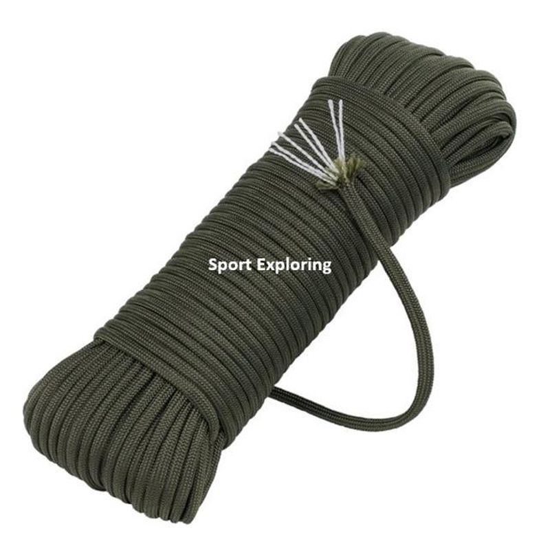 Paracord 550 grønn 30 meter
